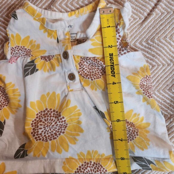 Cotton Sunflower top 3m Carters - Picture 6 of 6